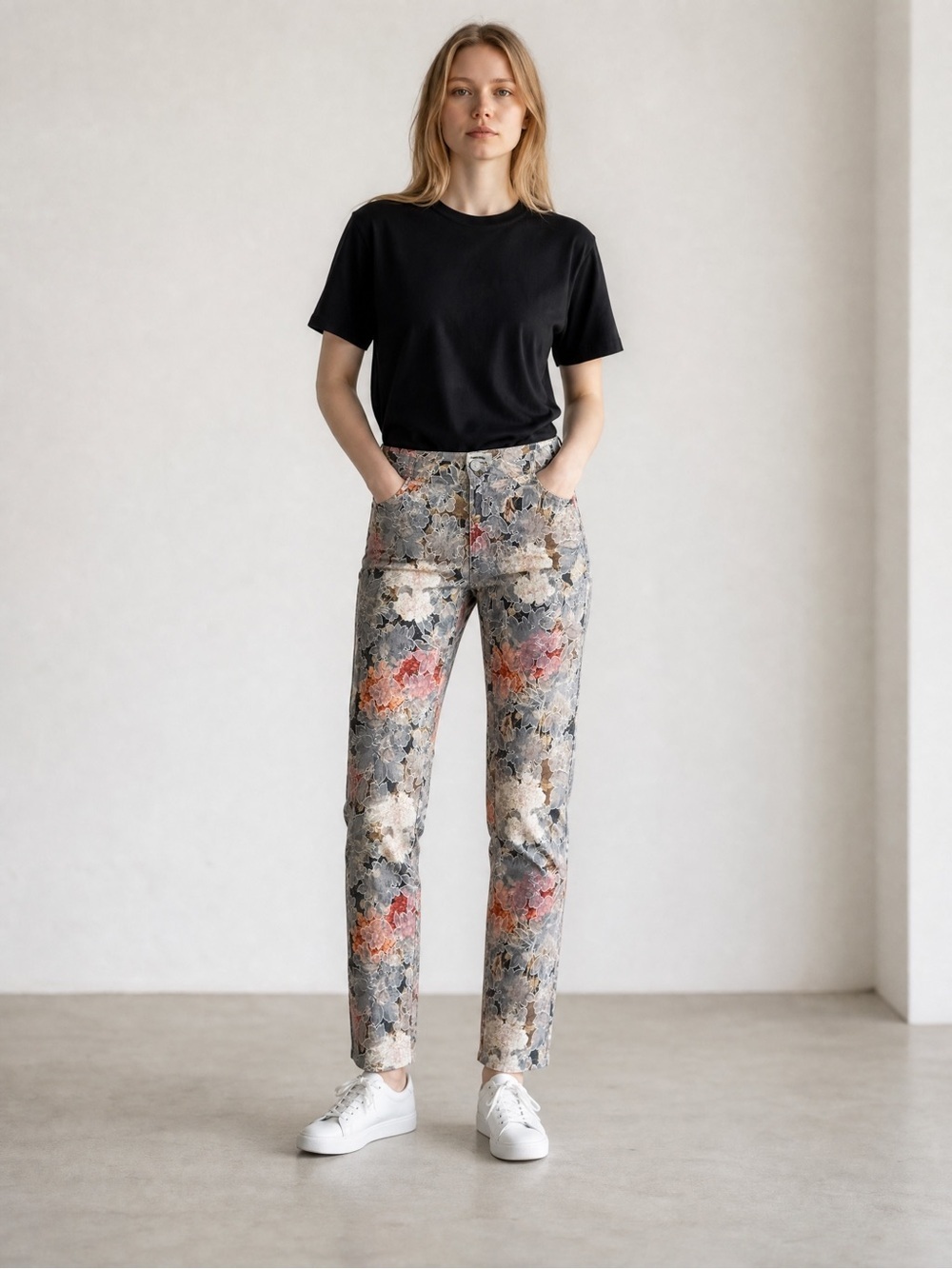 Mos Mosh Buddy Floral Jacquard Pants Jeans Size 30